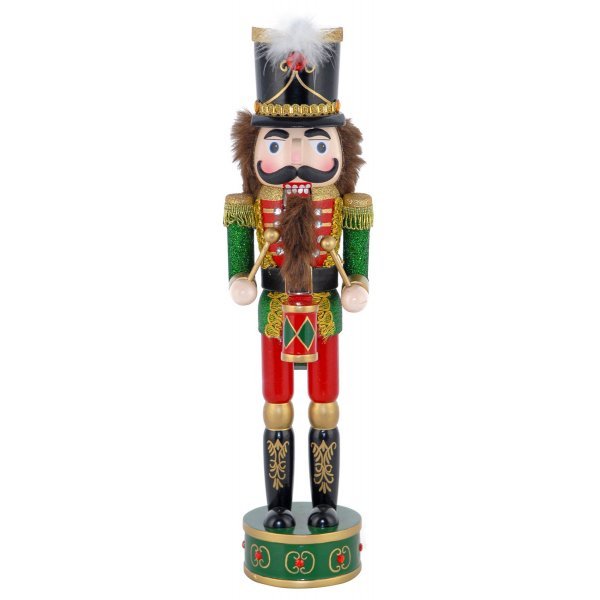 Χριστουγεννιάτικος Διακοσμητικός Μολυβένιος Στρατιώτης Πράσινος (80cm)